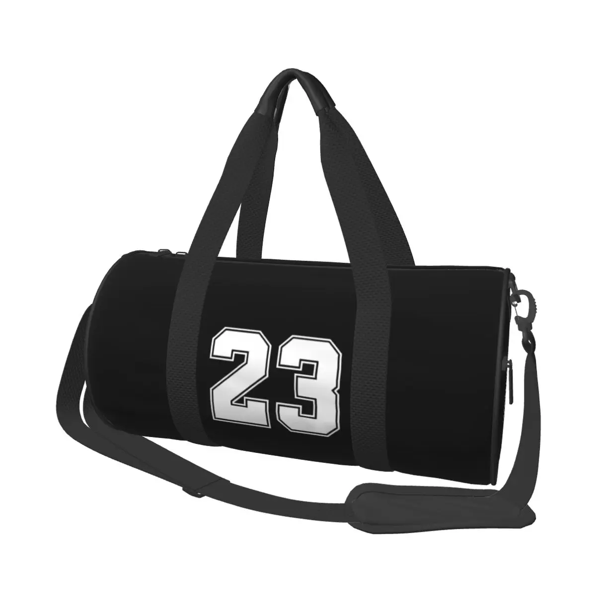 

Basketball Num 23 Round Large Capacity Travel Duffel Bag Male Female Large-Capacity Hand Luggage Sports Fitness Bag