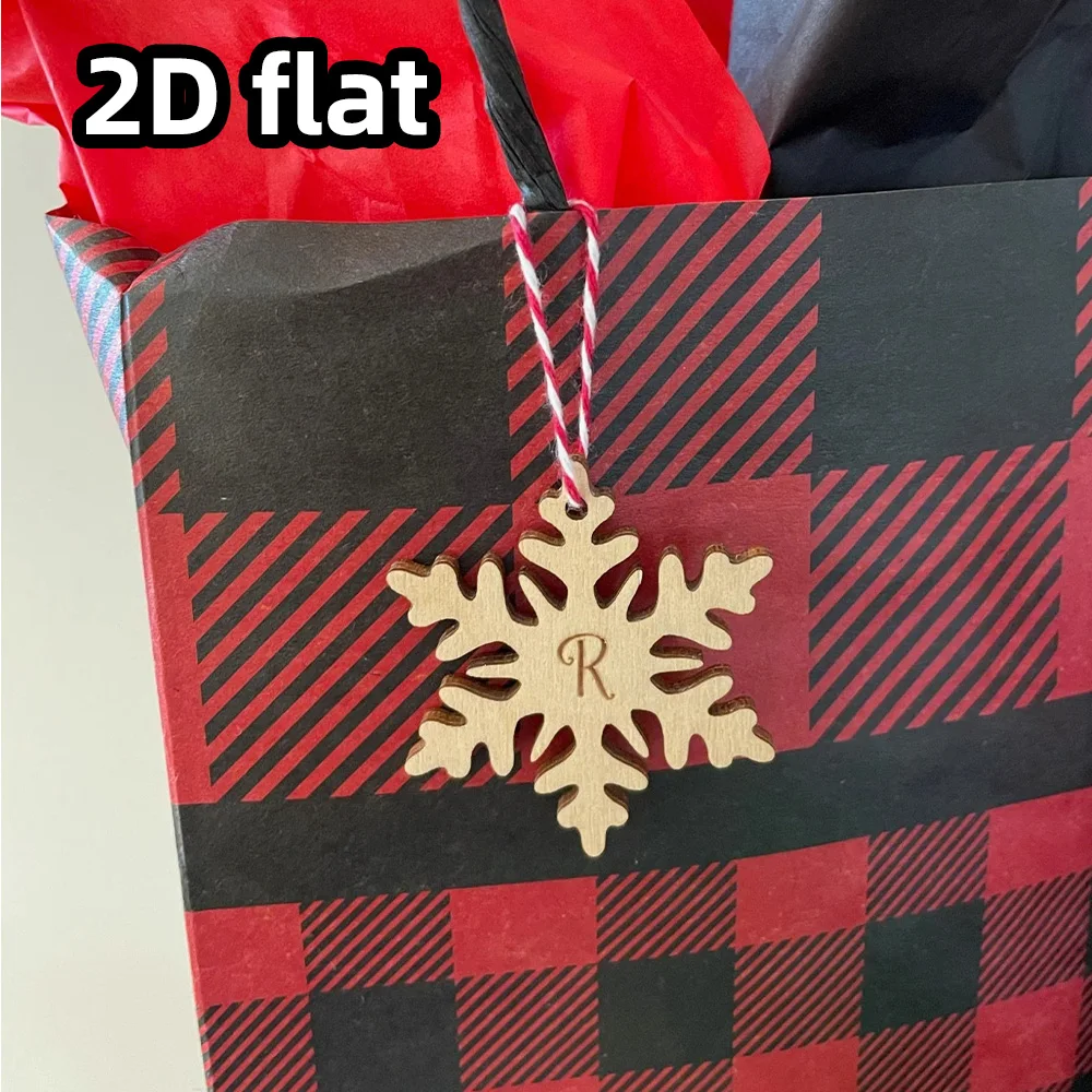 علامات ندفة الثلج لعيد الميلاد الشخصية |   الحلي عطلة صغيرة |   لوحات اسم تخزين مخصصة للديكور الاحتفالي