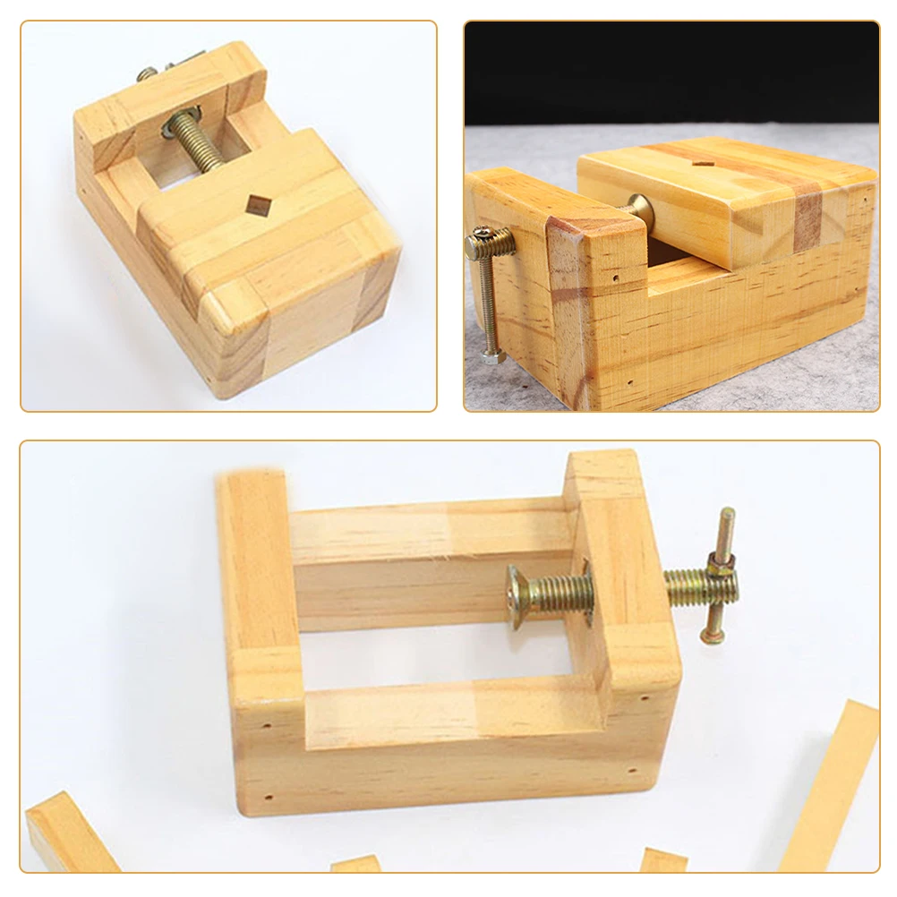 

Wood Vise Seal Carving Bed Stone Clamps Tools Engraved Hand Metal Woodworking Durable Professional Stamp Artisan