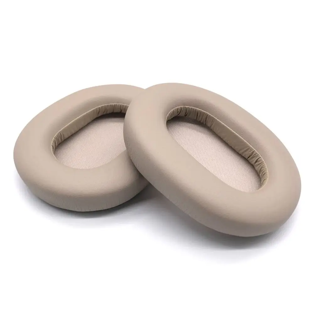 1 par de almohadillas de cuero sintético para auriculares, reemplazo de almohadillas suaves para auriculares, accesorios de reparación para auriculares SONY WH-1000XM5.