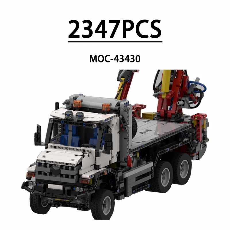 42043 Truck Crane Sany Heavy Industry MOC-43430 Difficult Assembling Building Blocks 2347pcs Kids Christmas Gift