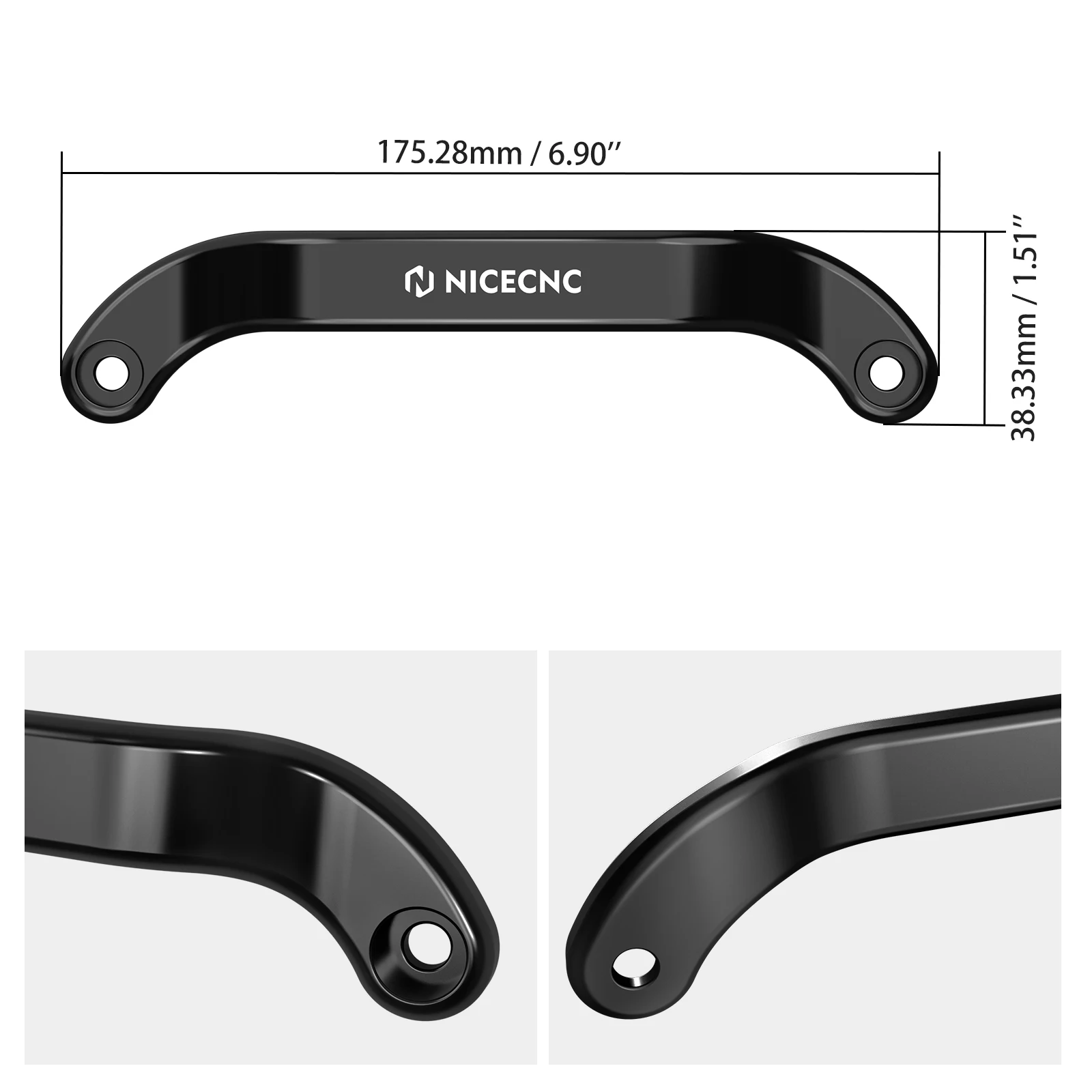 NICECNC Für Husqvarna TE300 2024-2025 TE250 FE250 FE350 FE450 501 Beifahrer-Haltegriff hinten FC 250 TC 125 TX 300 2023-2025 – Detail 2
