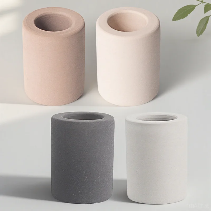 

4pcs Diatomite Toothbrush Holders Storage Bases Brackets Smooth Surface Sturdy Easy Clean Practical Gifts