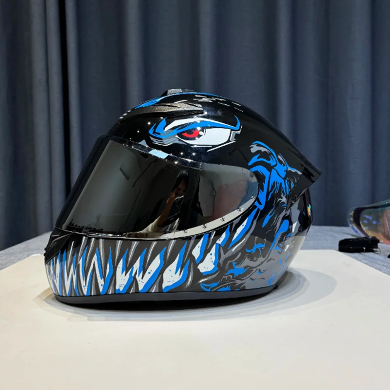 Grey Wolf Full Face Motorcycle Helmet for Cold Weather Riding Thick Comfort Liner and Advanced Ventilation System DOT Certified