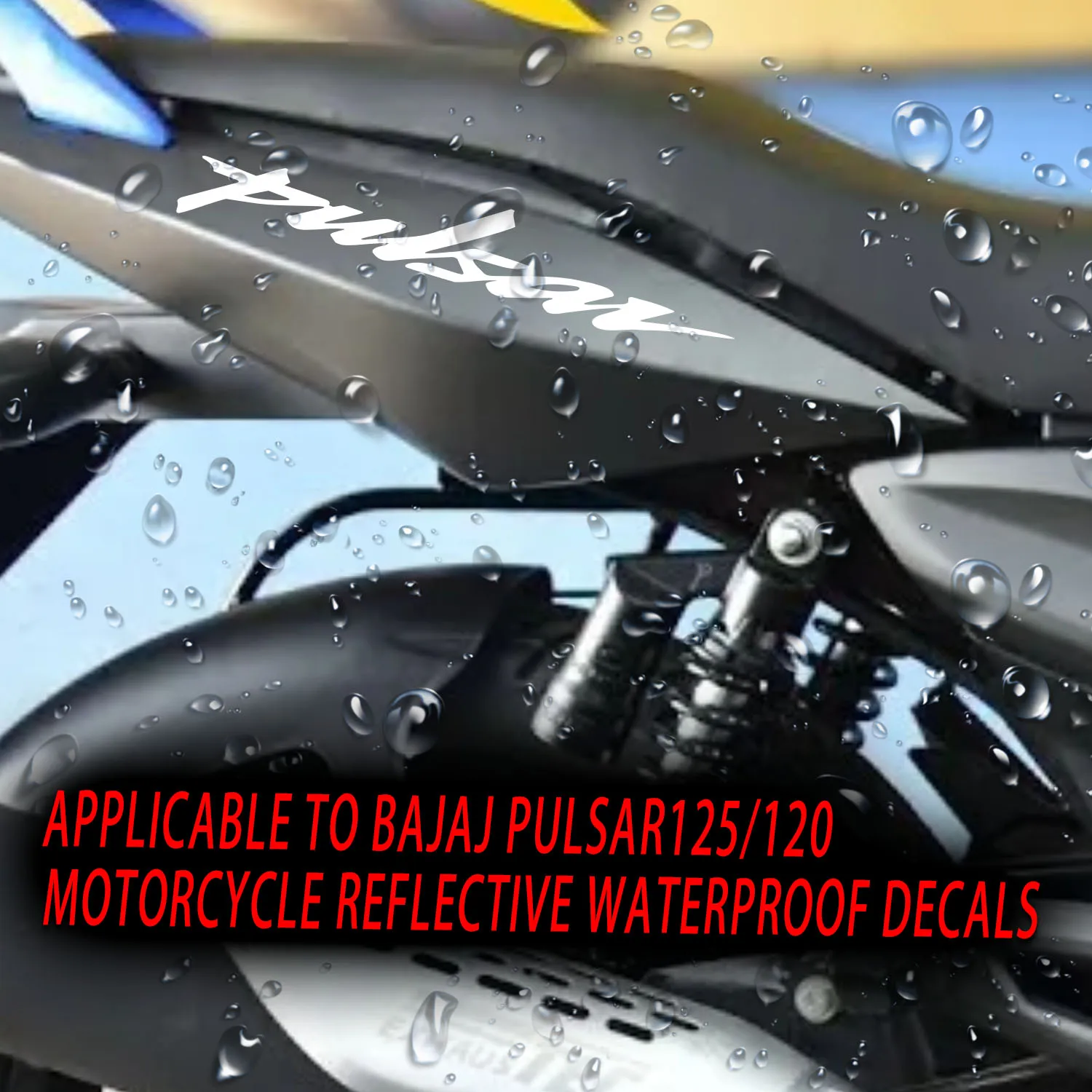 

Suitable for Bajaj Pulsar 125 120 motorcycle reflective waterproof decals
