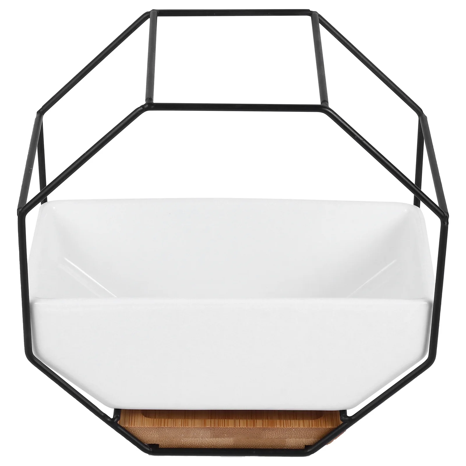 1 conjunto de parede octógono pendurado vaso de flores à prova de ferrugem decorativo planta titular para casa escritório varanda suculenta pote rack flor