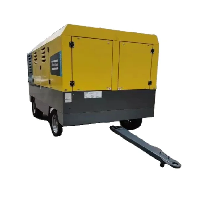 Portable High Pressure Diesel Screw Air Compressor Simple Structure Easy Maintenance for Industrial Drilling Mining Customized