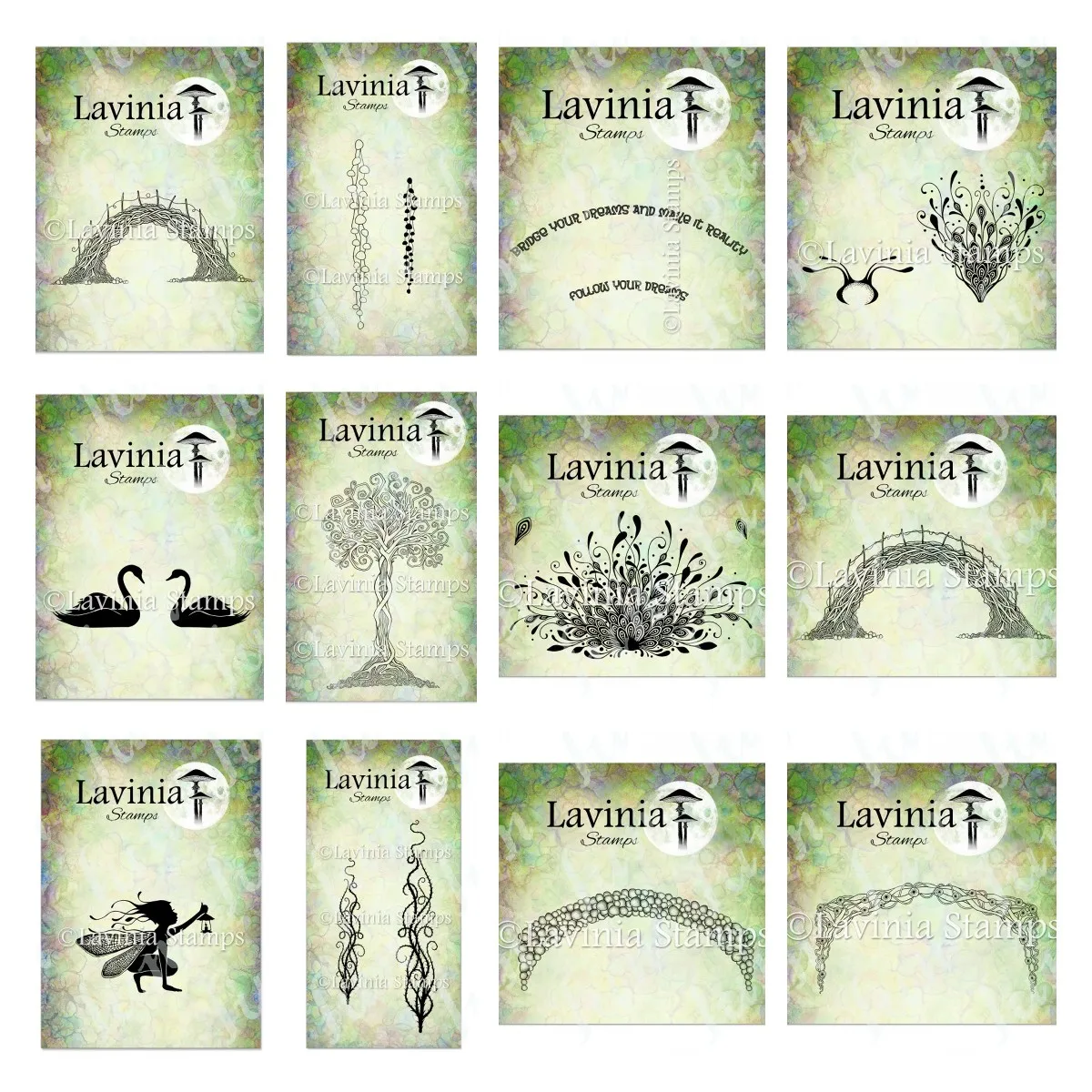 Sacred Bridge Clear Stamps Handmade Embossing DIY Scrapbooking Accessories Greeting Card Decoration 2024 New Small Stamp Set