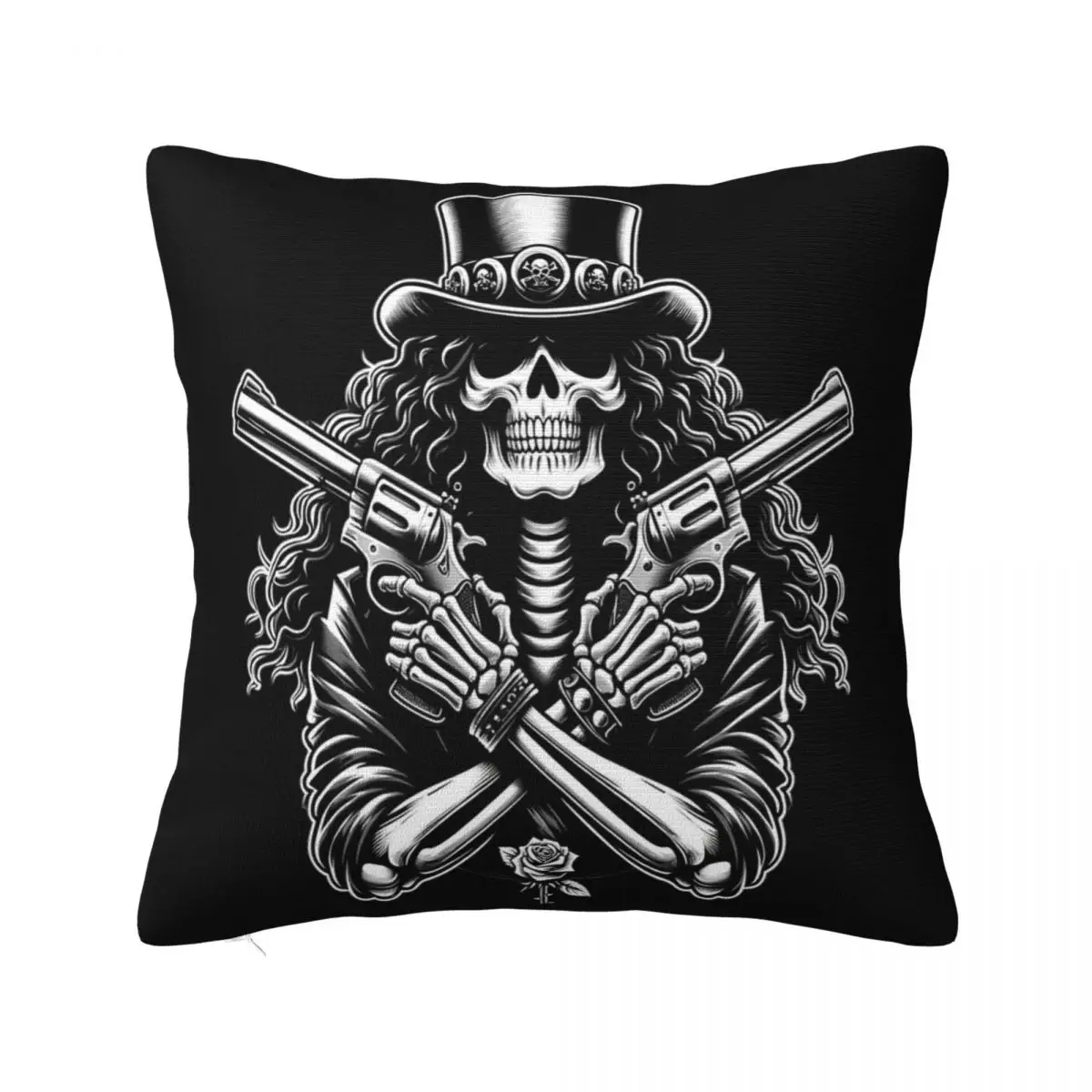 Guns N Roses Pillowcase Printing Polyester Cushion Cover Decor Pillow Case Cover Chair Square 18