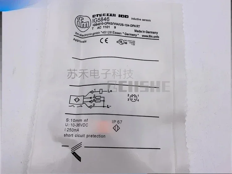 

New Proximity Switch IG5846 Metal Inductive Sensor