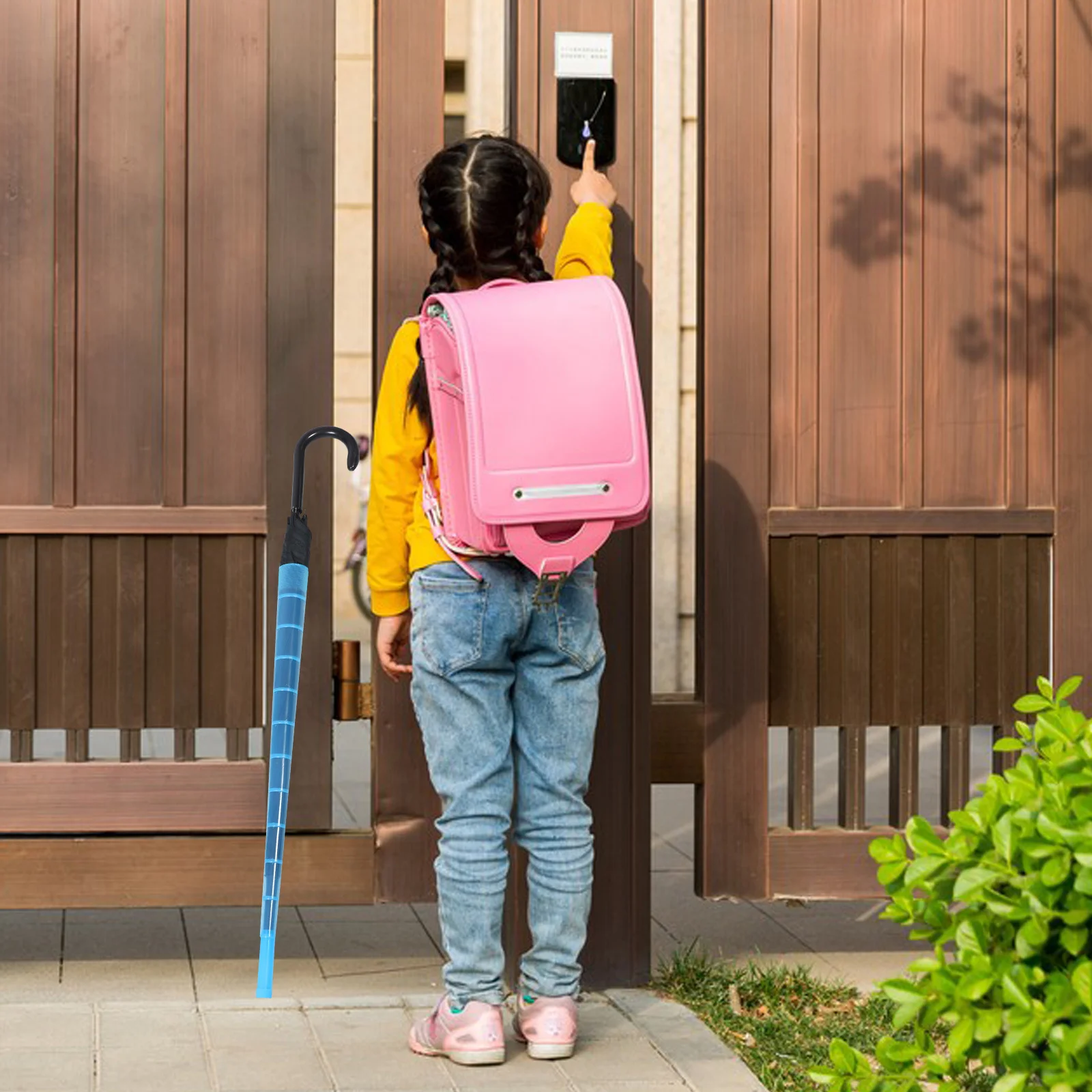 

Umbrella Cover Telescopic Waterproof Non-Drip Straight Handle Rain Umbrella Sleeve Portable Protective Sleeve