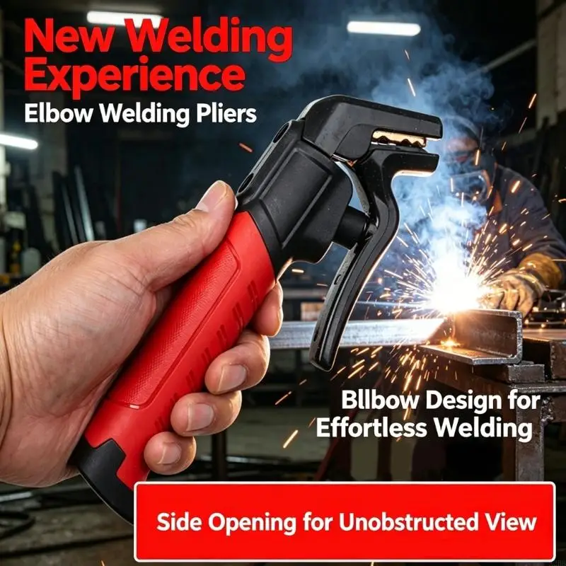 Electric Welding Pliers 800A Heavy Duty Welding Electrode Holder Copper A2BB
