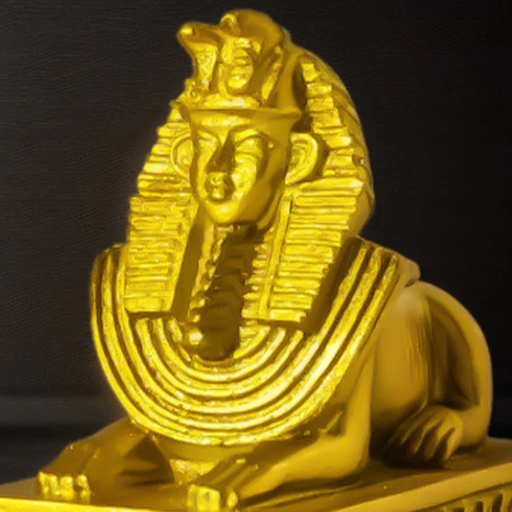 1 مجموعة الراتنج تمثال معبد مصر القديمة معلم تمثال مفصل لديكور الطاولة نعمة هدية المنزل مكتب الفن #1