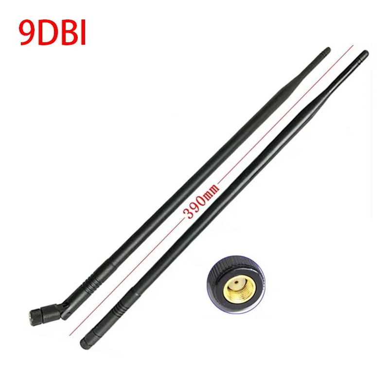 1PCS 9DBi RP-SMA Dual Band 2.4GHz 5GHz High Gain WiFi Router Wireless Tilt Antenna