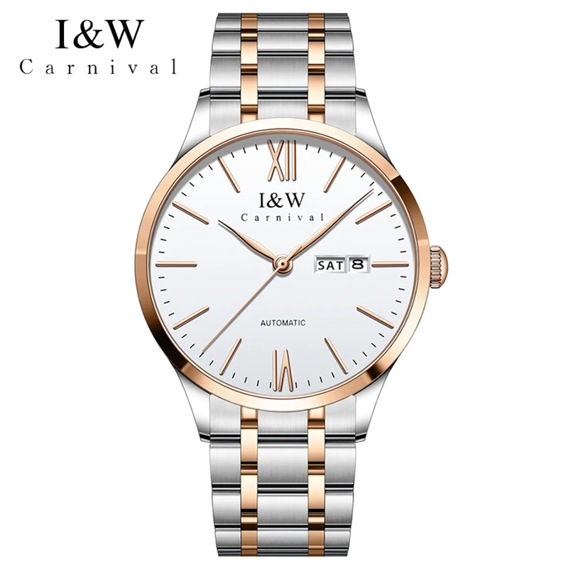 

CARNIVAL Brand IW Series Luxury Sapphire Mechanical Watch Men Stainless Steel High-End MIYOTA Movement Automatic Watches Mens