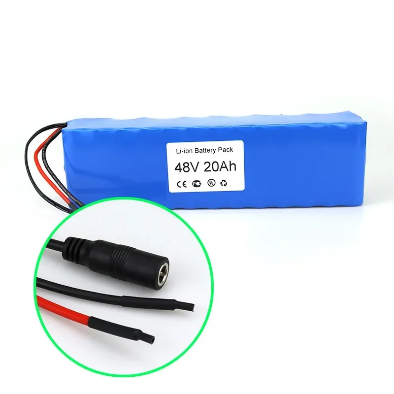 2024 New High Capacity 48V 20Ah 13S3P Lithium-ion Battery Pack For  E-bike Electric Bicycle  With BMS