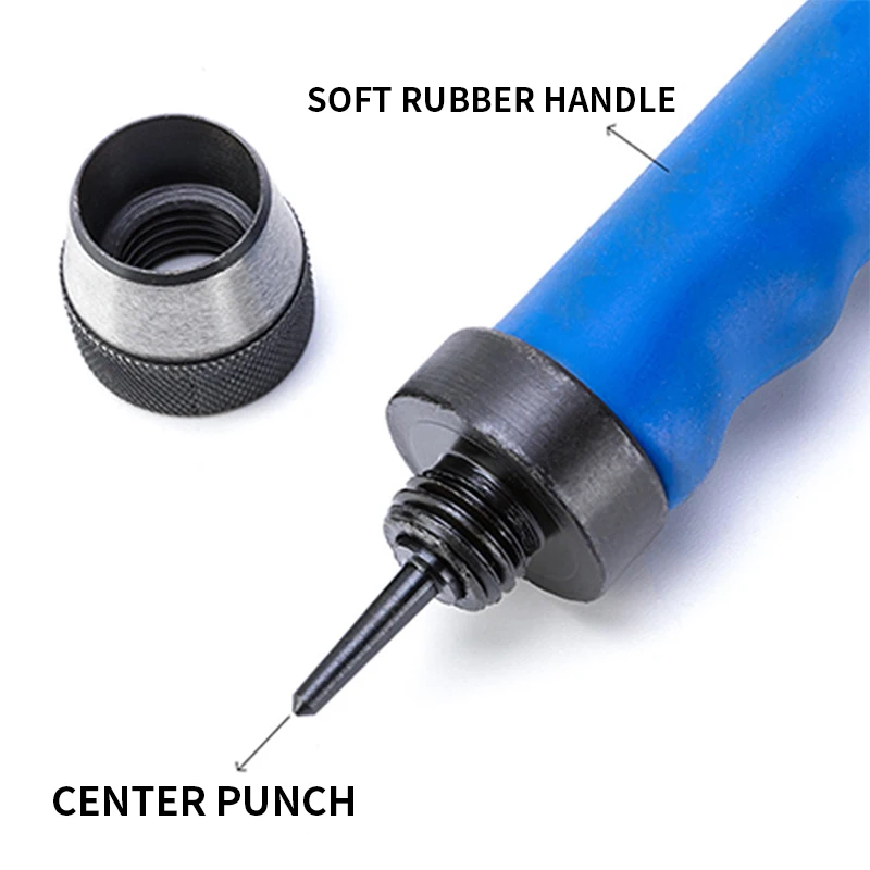 14pcs Interchangeable Manual  Tool DIY Leather  Tool Leather Carton/Plastic Punch HRC50-52