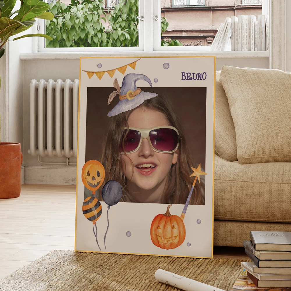 1 قطعة صورة مخصصة شخصية اليقطين جدار الفن الطباعة قماش اللوحة المشارك صورة لجميع القديسين غرفة المعيشة ديكور المنزل #4