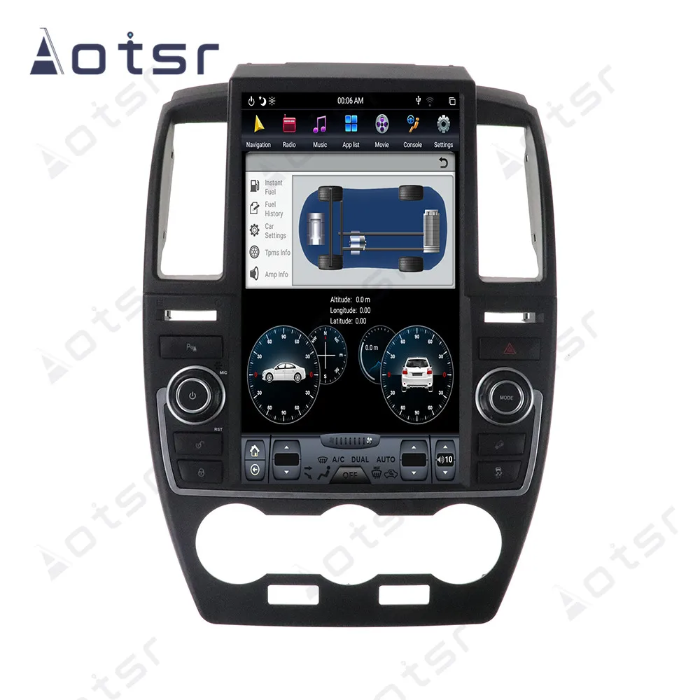 AOTSR Android 9 Tesla Screen Car GPS Navi Radio For Land Rover Freelander 2 LR2 L359 2006~2015 Multimedia Player Stereo Head