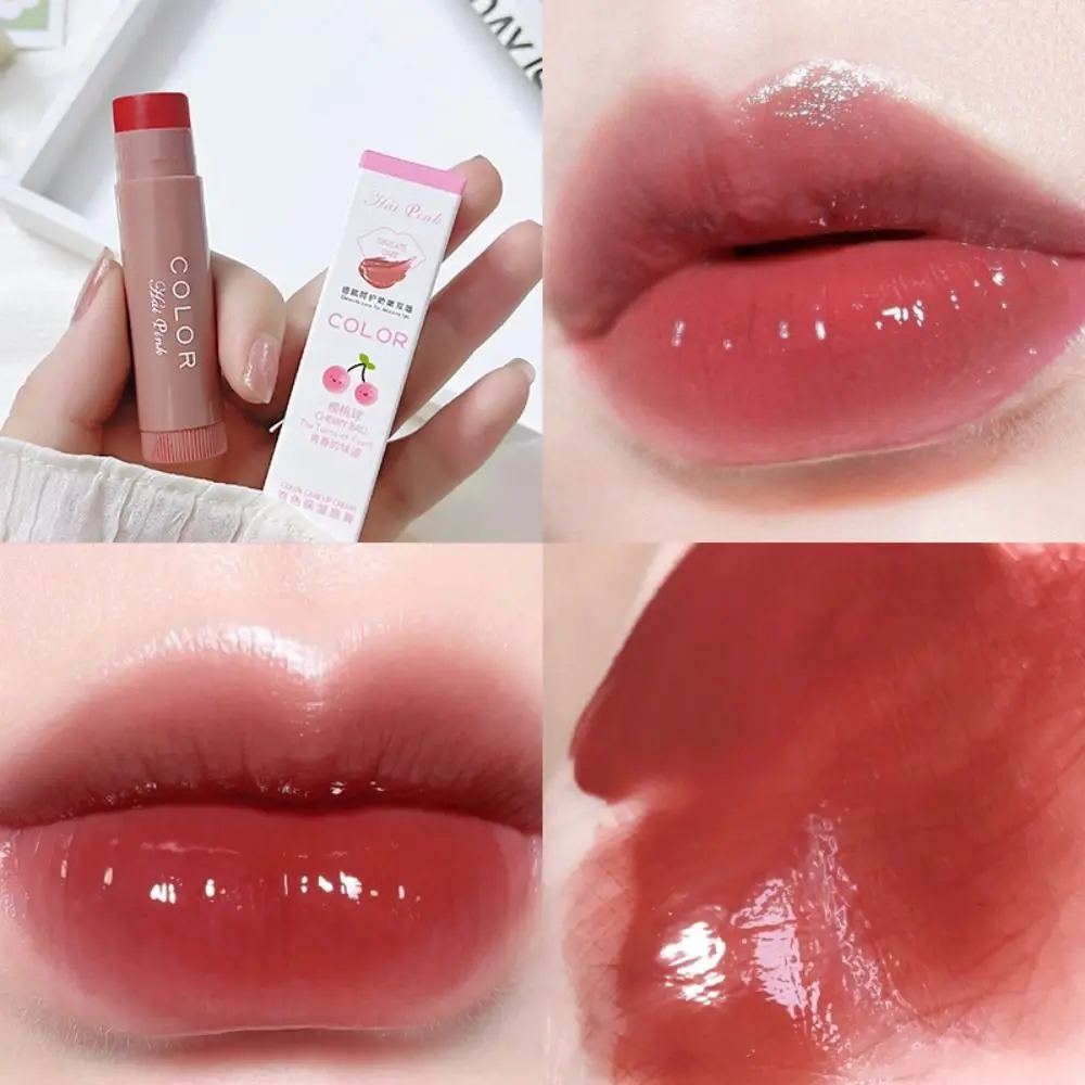 Colored Moisturizing Color Changing Lipstick Anti Drying Multifunctional Lip Care Cream Solid Color Remove Dead Skin Lip Gloss