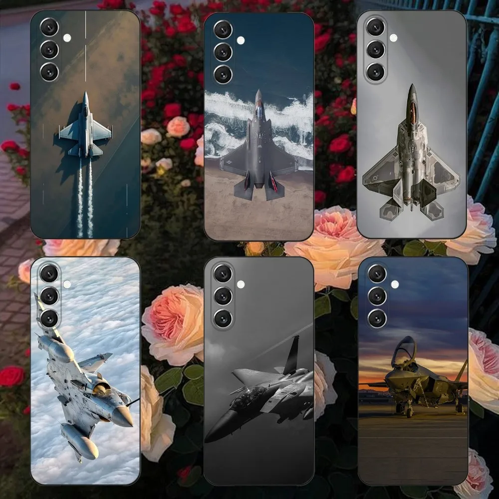 

Fighter jets take off Phone Case For Samsung Galaxy A13,A21s,A22,A31,A32,A52,A53,A71,A80,A91 Soft Black Shell