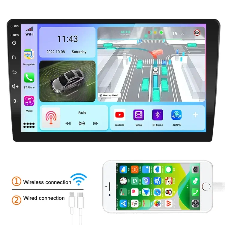 

Car Touch Screen Truck Reverse Monitoring System 10.1 Inch Android Monitor multimedia car player