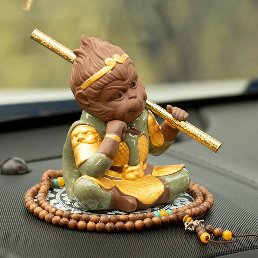 

Purple Sand Monkey Tea Pet Small Desktop Decoration Decoration Creative Tea Set Ornament Tabletop Monkey Sculpture