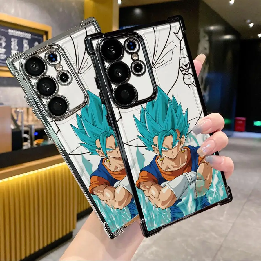 Чехол для телефона DragonS Ball Son Goku для Samsung Galaxy S25 Plus S23 S25 Edge S20 FE S25 Ultra S21FE S24 S22 Ultra Clear Cover