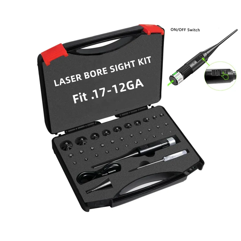 

.17-.78 Комплект прицела 32 адаптера Коллиматор Перезаряжаемый лазерный прицел с красной зеленой точкой Калибр .177 до .50