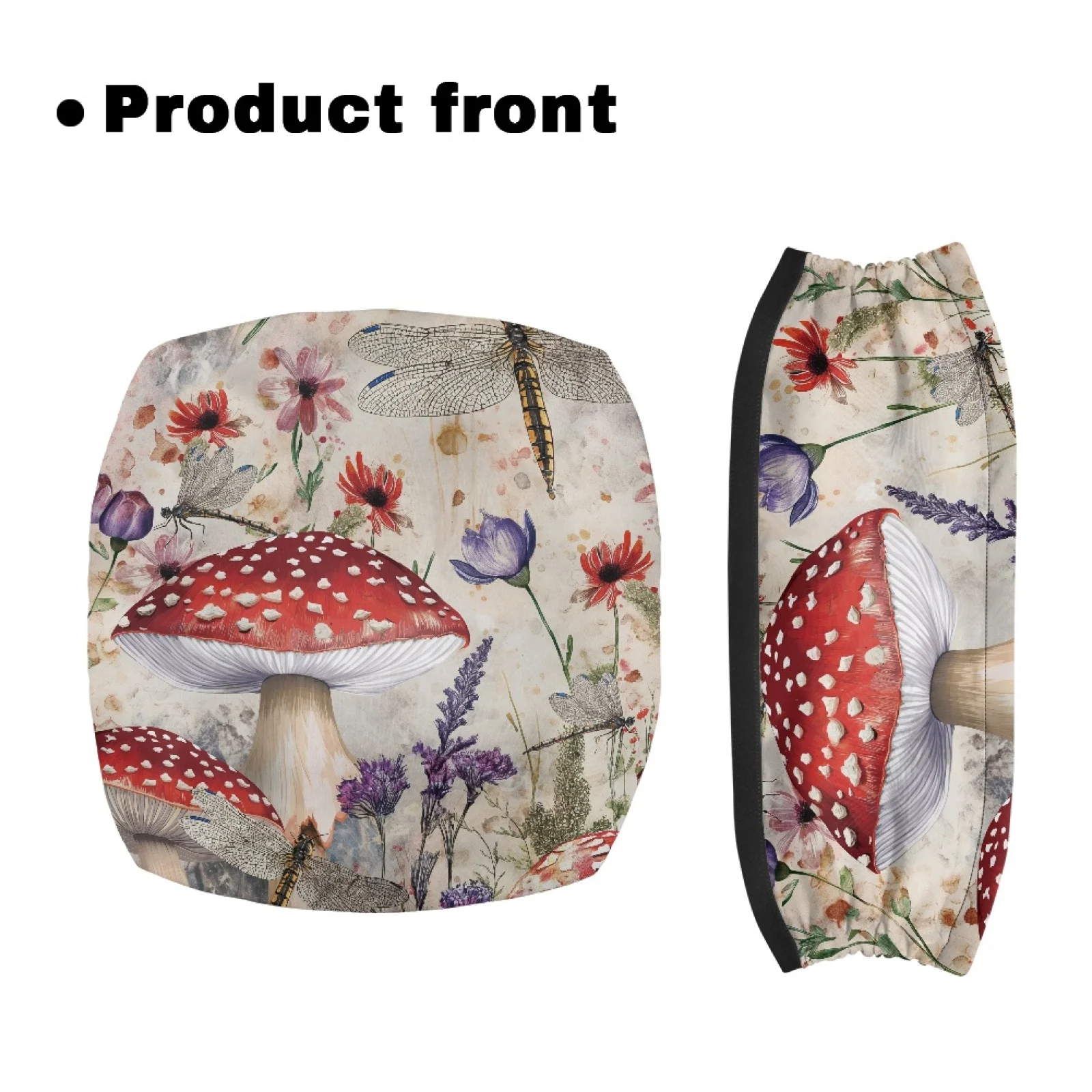 Coloranimal Mushroom Dragonfly Set of 2 Rollator Seat Cover for Elderly Rollator Walker Seat Covers 2026 New