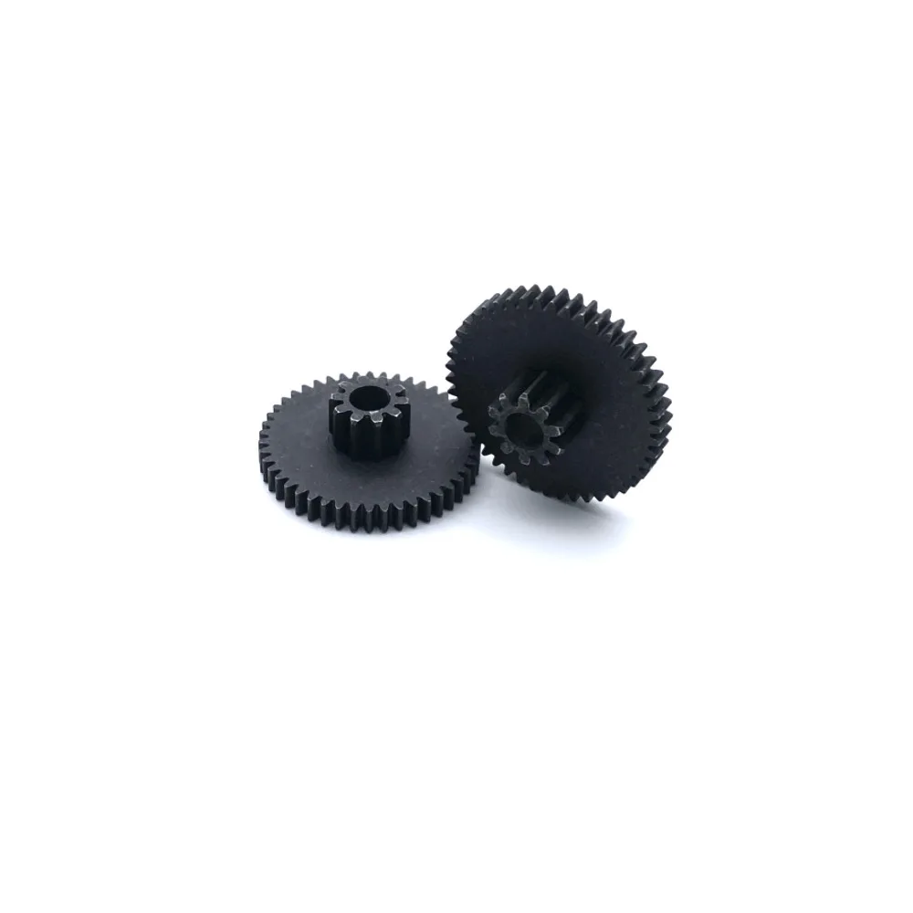 10T 46T 4mm reducción de engranaje de Metal doble accesorios de bricolaje