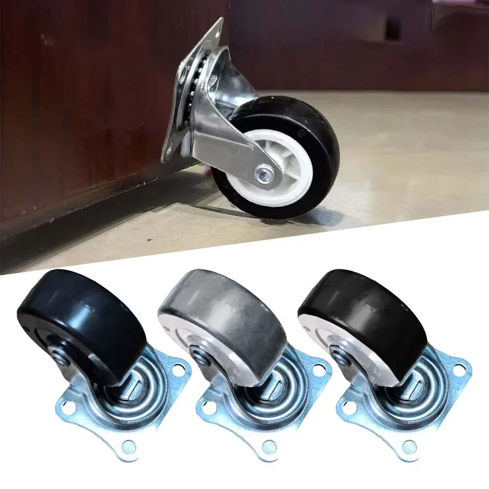 1Pcs Swivel Casters Heavy Duty Furniture Wheel Castor Silent Trolley Wheels Table Chair Sofa Furniture Castor Support Roller