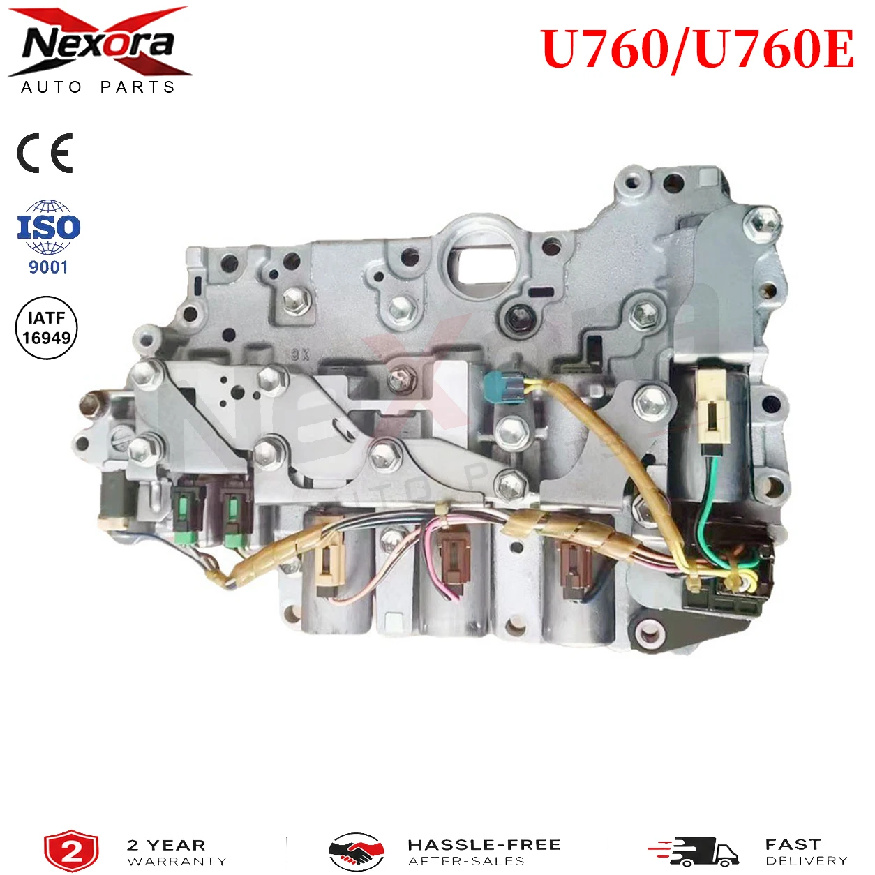 Original U760 U760E 6-Speed Valve Body Assembly With Solenoids Wiring Harness For Toyota Corolla Camry RAV4 Highlander Venza
