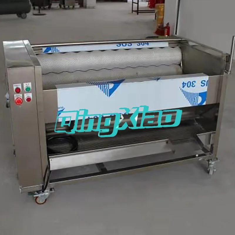 Stainless Steel Potato Taro and Sweet Potato Washing and Peeling Machine Automatic Brush Cleaning and Peeling Machine