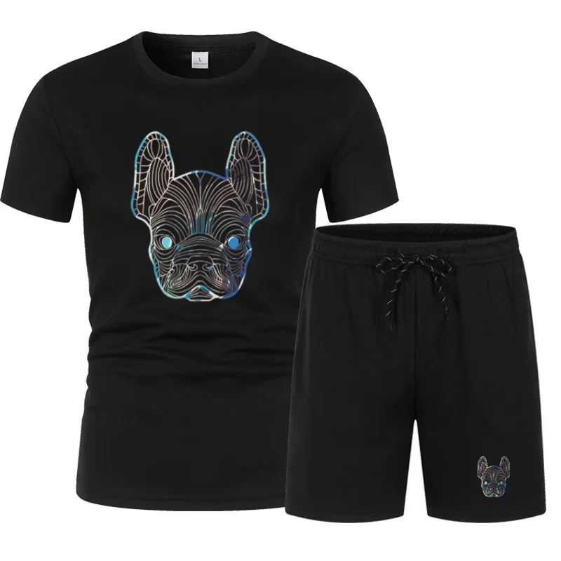 Conjunto Deportivo de Dos Piezas para Hombre, Transpirable, de Malla, para Correr y Fútbol, Estilo Casual, Ligero, de Secado Rápido, Talla S