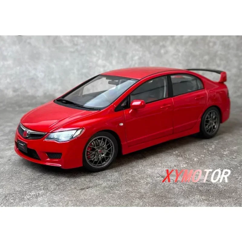 WELL 1:18 For Honda CIVIC FD2 TYPE-R Alloy Diecast Model Car Kids Toys Gifts Hobby Display Collection Red Metal,Plastic,Rubber