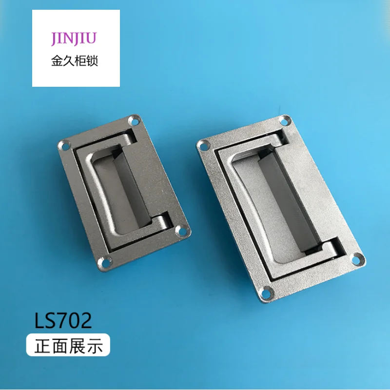 Rectangle Shaped Recessed Folding Pull Handle Grip Tool Box industrial machinery equipment Handles