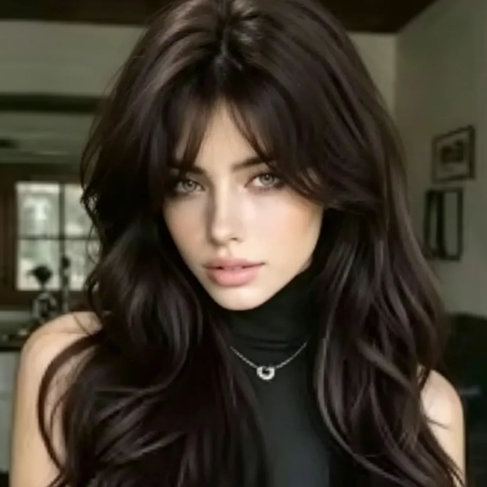 20inch Glueless Long Body Wave Wig Soft Highlight Brown 5x5 Silk Base Jewish Human Hair with Baby Hair And HD Lace European Styl