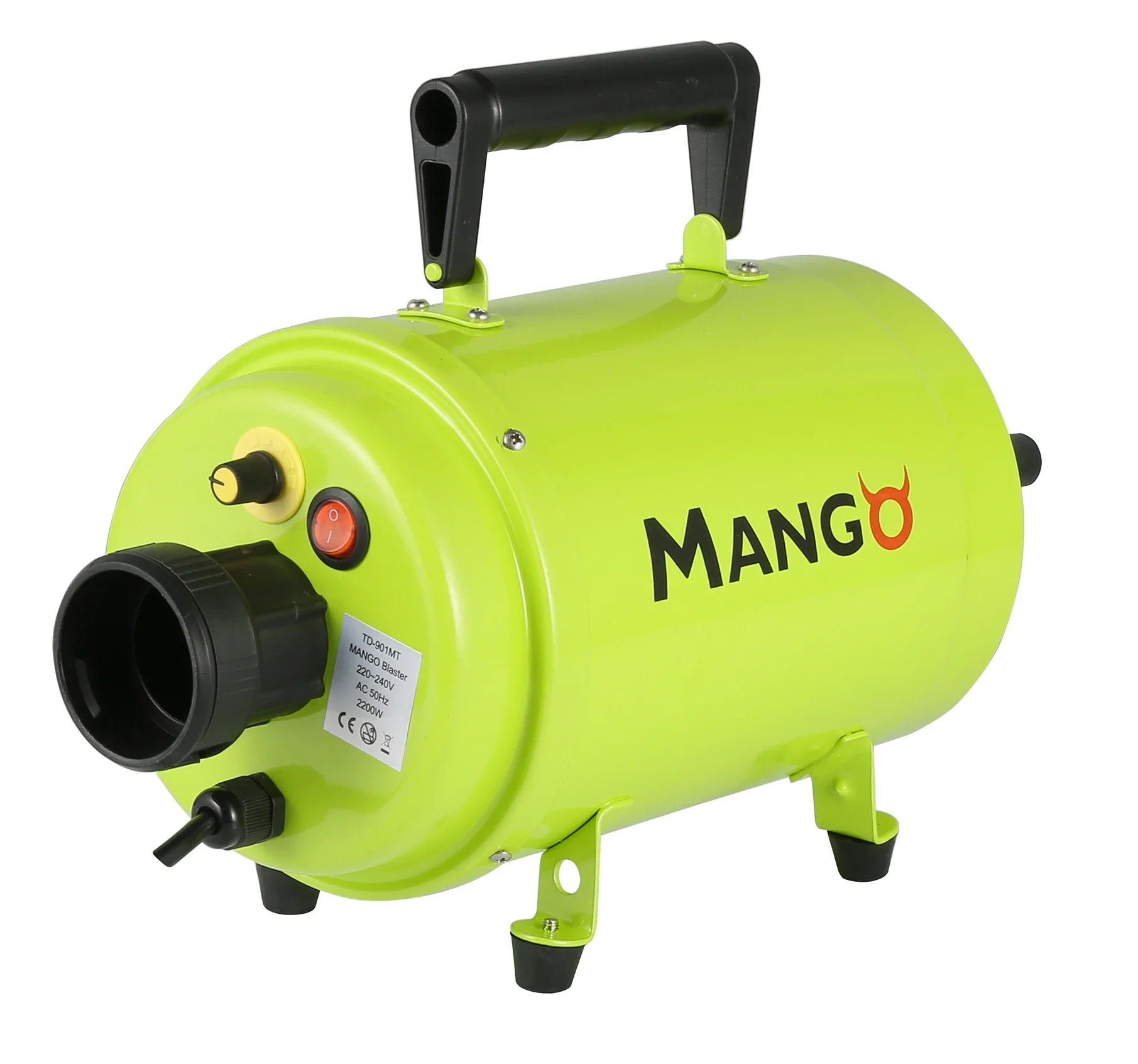 TD-901MT Mango Blaster Secador de un solo motor 1800W Secador para mascotas Secador de pelo para perros