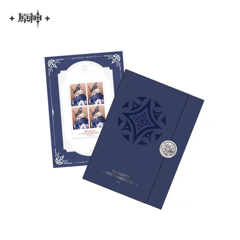 

In Stock Genshin Impact Frost Trace Flame Fatui The Eleven Fatui Harbingers Rosalyne Photo Card