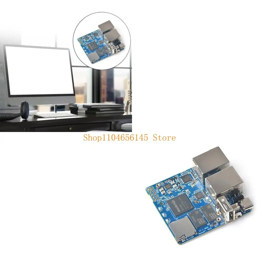 

5asd для мини-маршрутизатора NanoPi R2S с открытым исходным кодом и портами DualGbps Ethernet для IoTsNAS