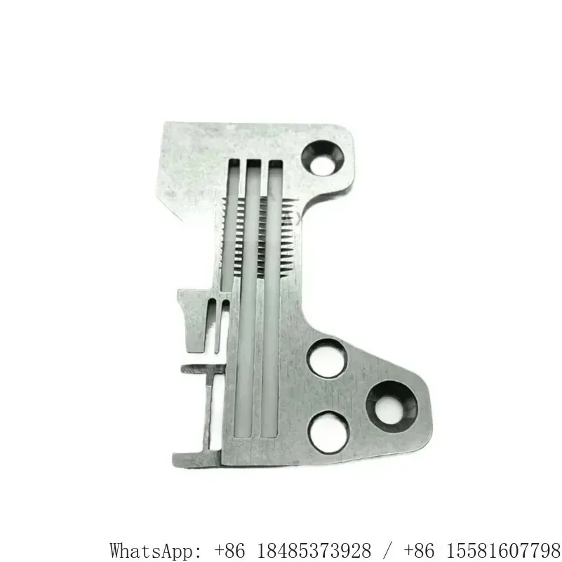 Sewing machine needle plate pressing machine foot