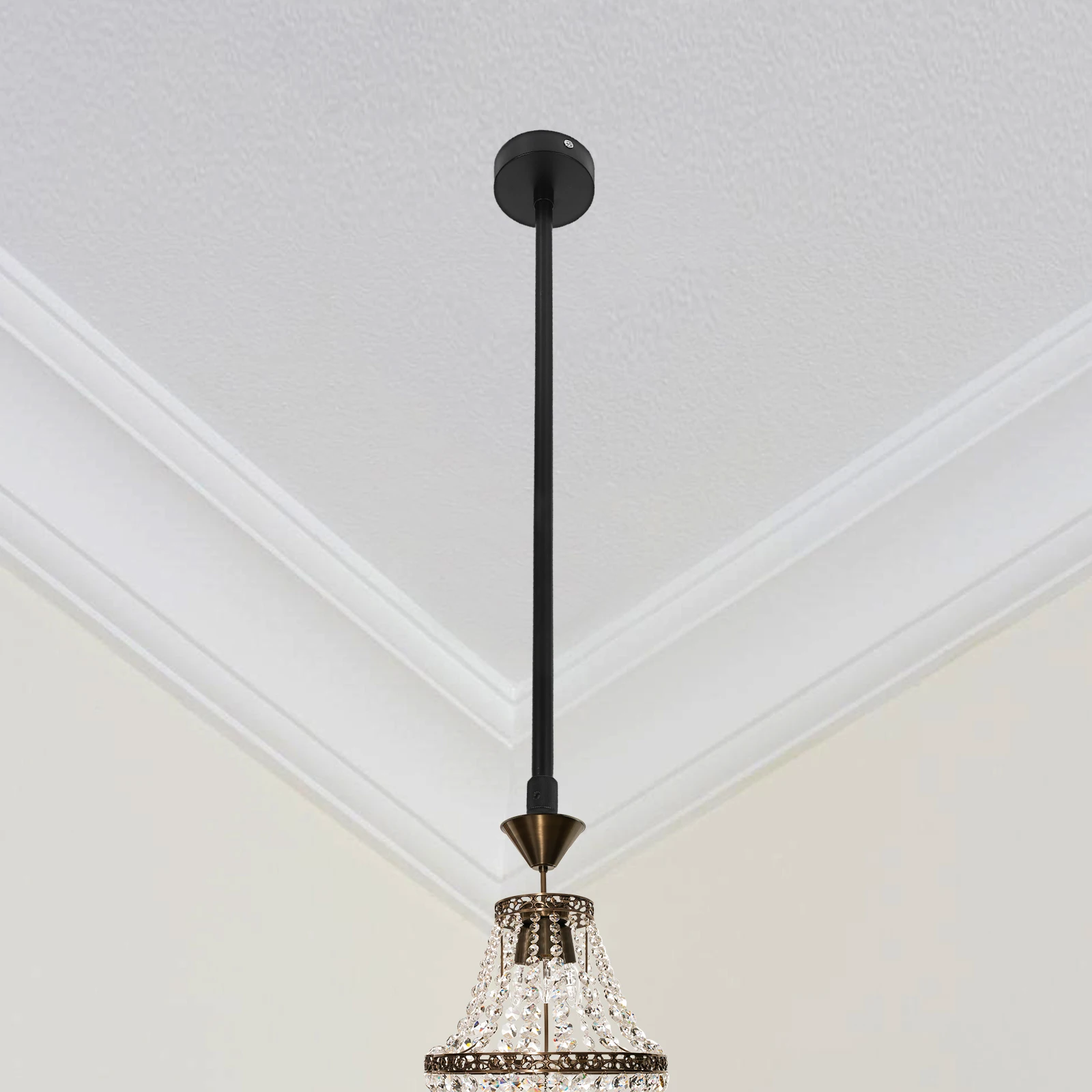 

Open-mounted Downlight Hanger Ceiling Fixture Telescopic Rod Kitchen Fixed Rail Track Extension Boom
