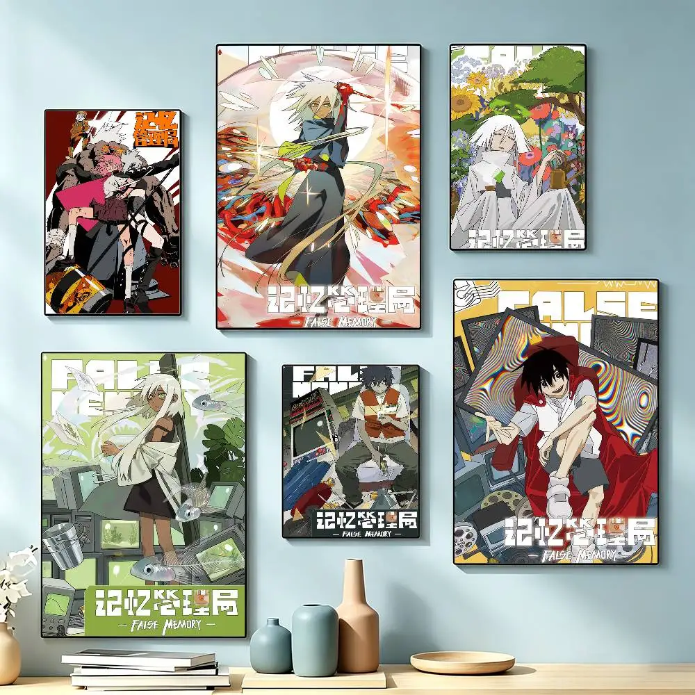 Anime F-False Memory  Poster High Quality Dorm Living Room Aesthetic Wall Decoration Painting Stickers Gift