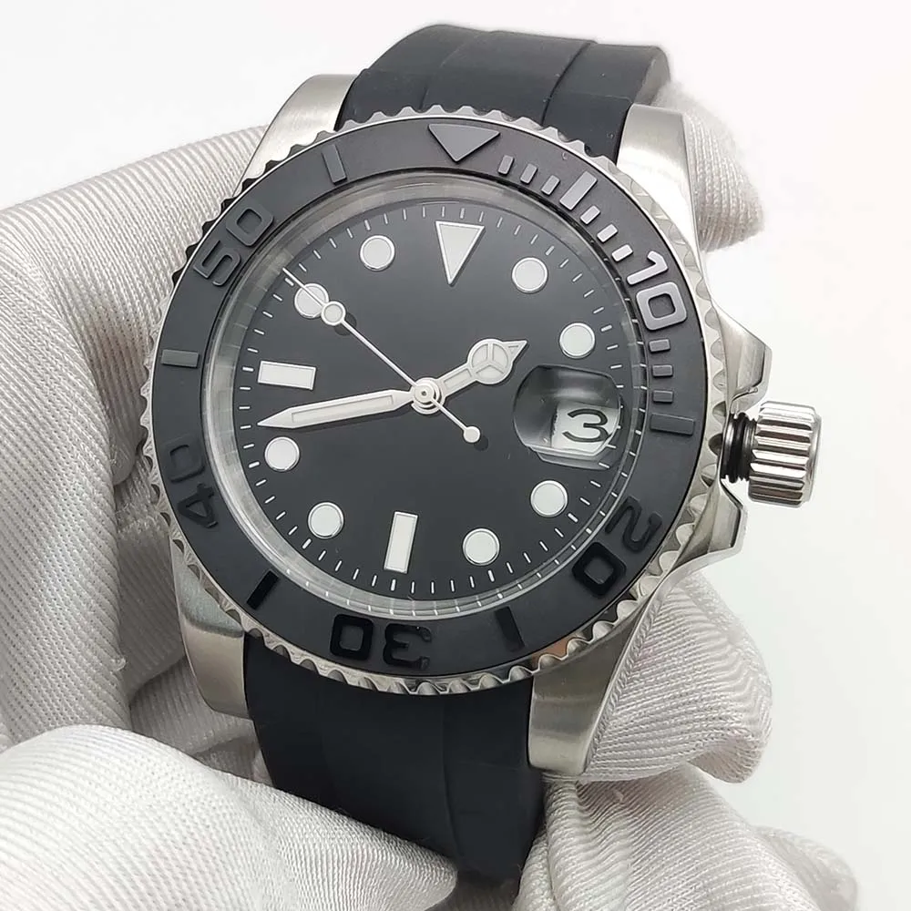 Men\'s Waterproof NH35 Automatic Mechanical Men\'s Watch Luminous Sterile Dial Men\'s Watch Sapphire