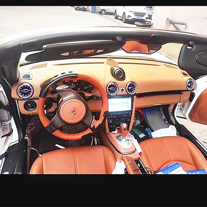 The Front Air Conditioning Vent Inside the Car Is Suitable for the 2006-2012 Porsche Boxster Cayman 987 Air Conditioning Vent LE - view 2