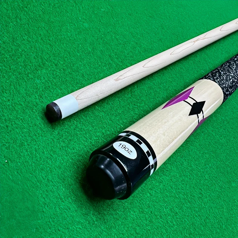 Premium White Waxwood Pool Cue with Unique Design and Precision Power Transmission - Anti-Slip Winding Grip for Enhanced Control