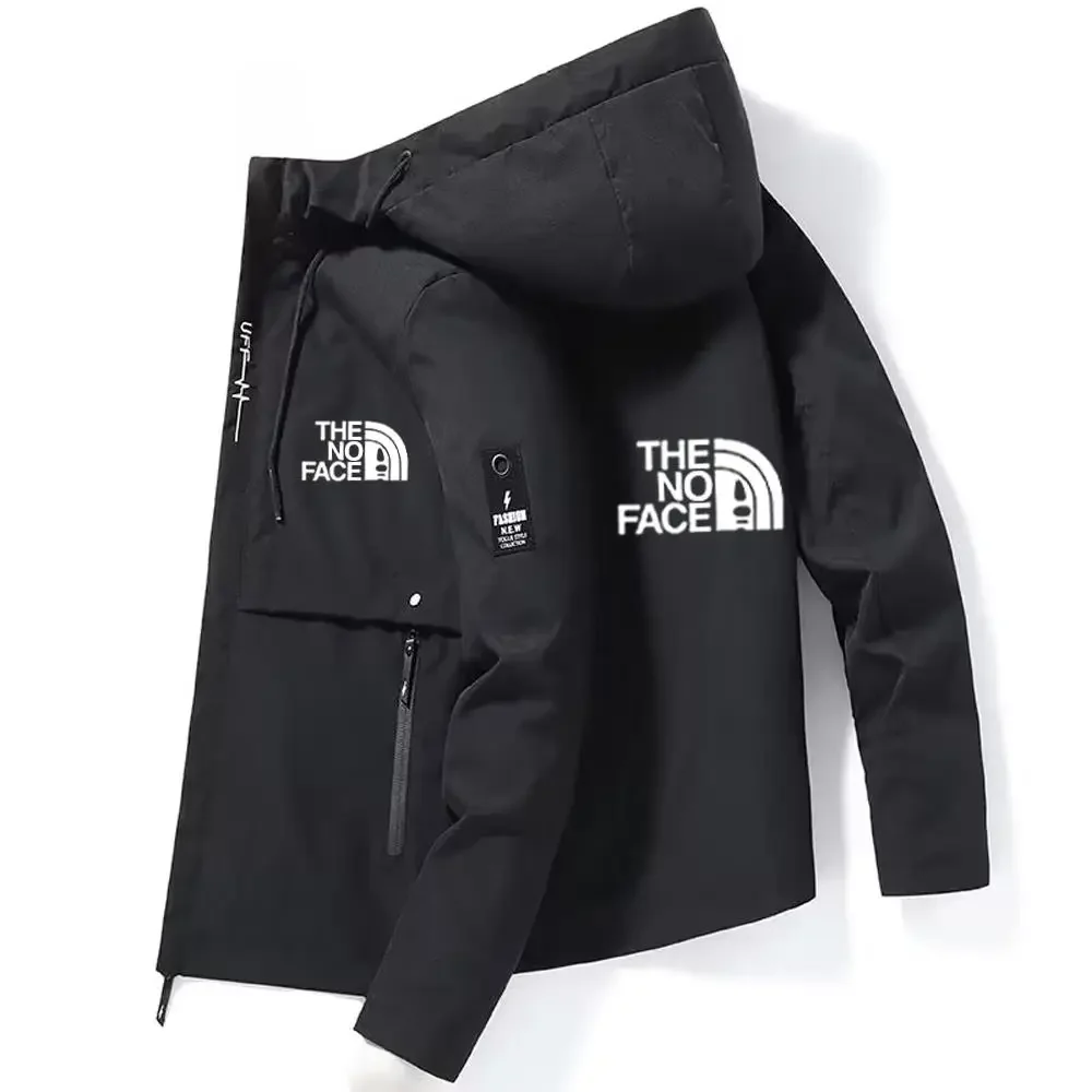 

2024 Jacket Men's Bomber Windbreaker Zip Coat Spring Autumn Casual Work Jacket Fashion Outdoor Adventure Jacket