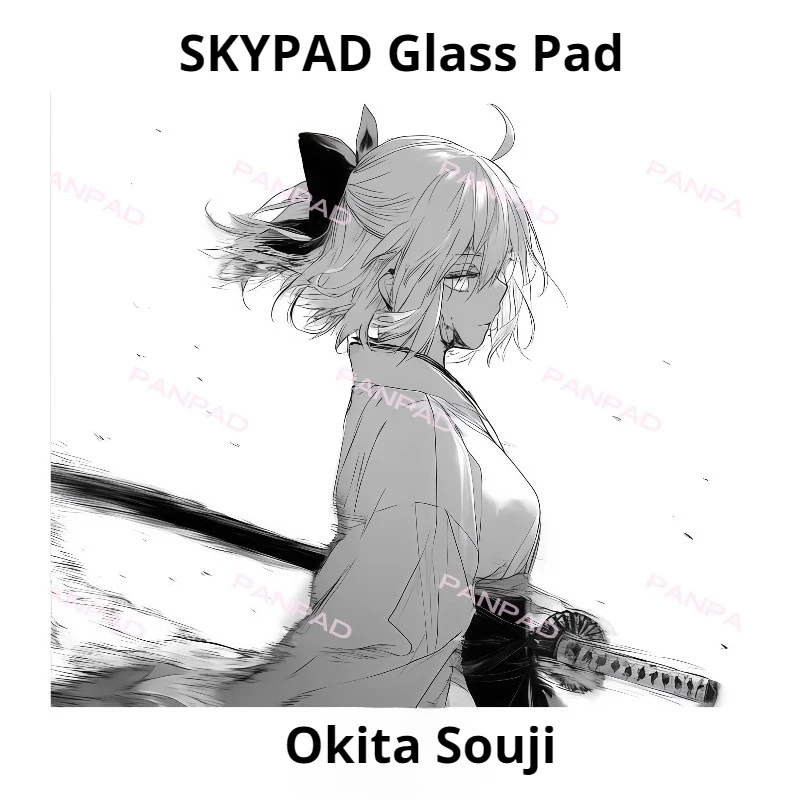 

Игровой стеклянный коврик для мыши Skypad с покрытием, полный охват, праймер, коврик для мыши в стиле аниме, килимок для киберспорта, скорость, точный контроль для FPS Csgo, игра в подарок