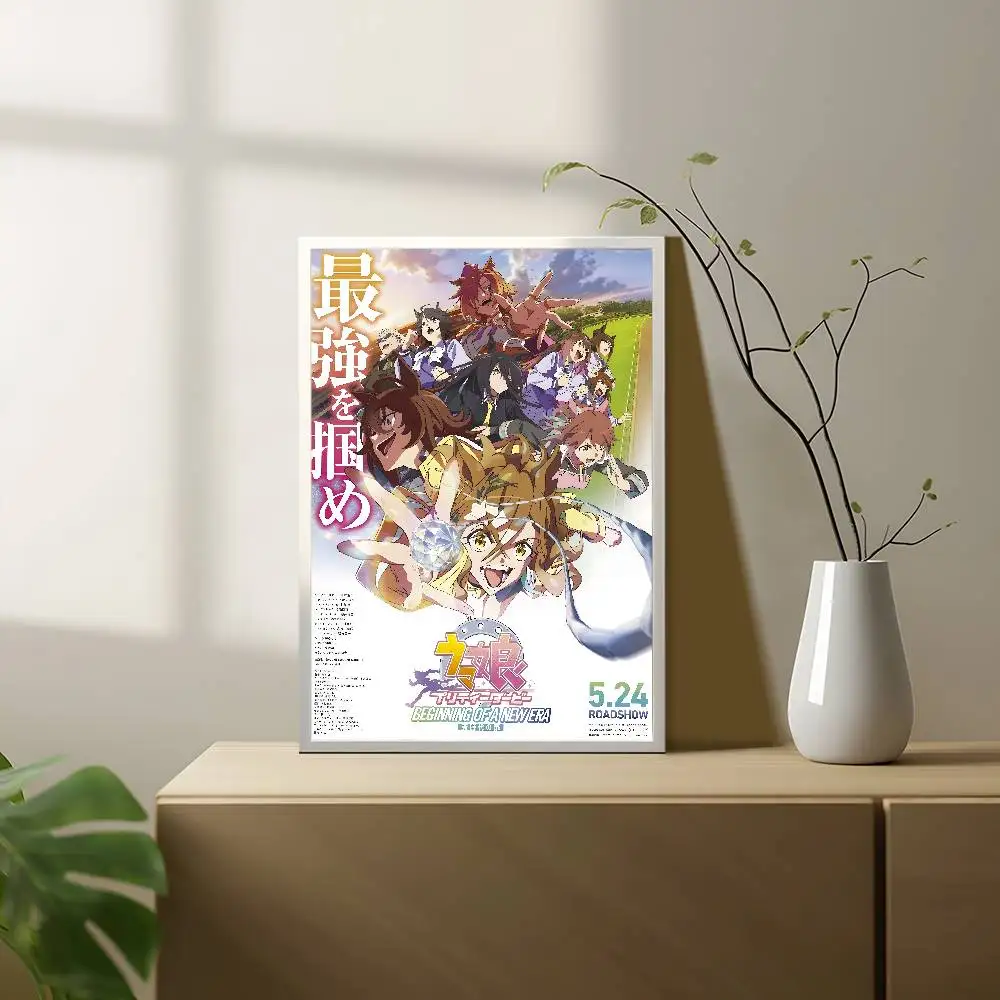 ملصقات ملصقات عالية الجودة من Game U-Uma Musume Pretty Derby هدية لغرفة المعيشة لوحة تزيين الجدران الجمالية